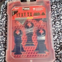Milwaukee Brandy New 15 PC.,/P Multi -Tool Blade Set