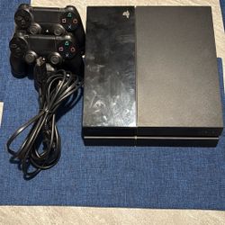 PlayStation 4 500Gb Two Controllers HDMI cable and Power Cord