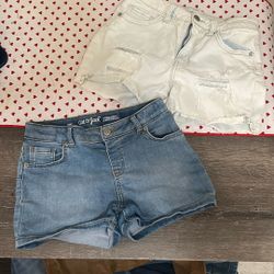 Girls Shorts (2 Pairs) - Size 10/12 - $7 each or 2 for $10