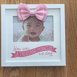 Baby Frame 4x6 For Girl 8 Inches Brand New