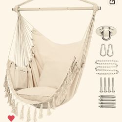 Boho Hanging Hammock Chair