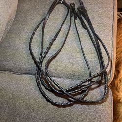 NEW Two Havana Pony Reins 