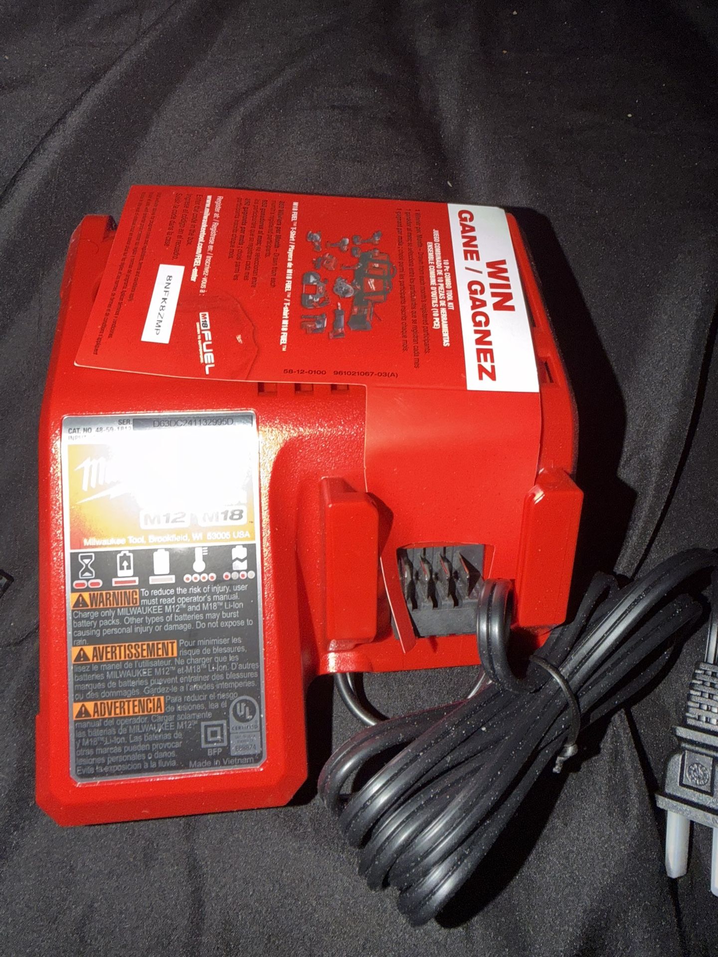 M12 and M18 12-Volt/18-Volt Lithium-Ion Multi-Voltage Battery Charger