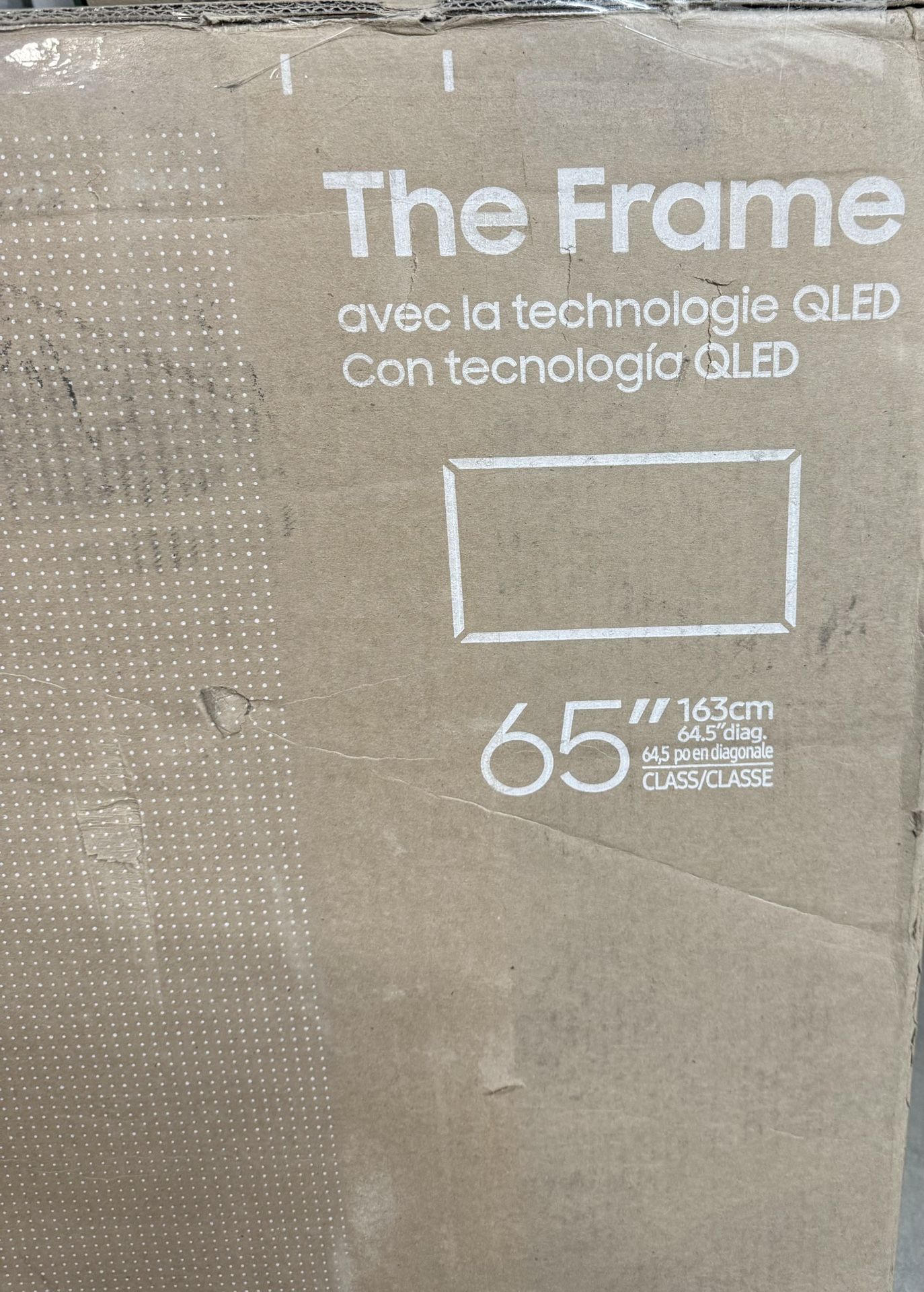 SAMSUNG 65-Inch Class QLED The Frame Series - Quantum HDR Smart TV with Alexa Built-in