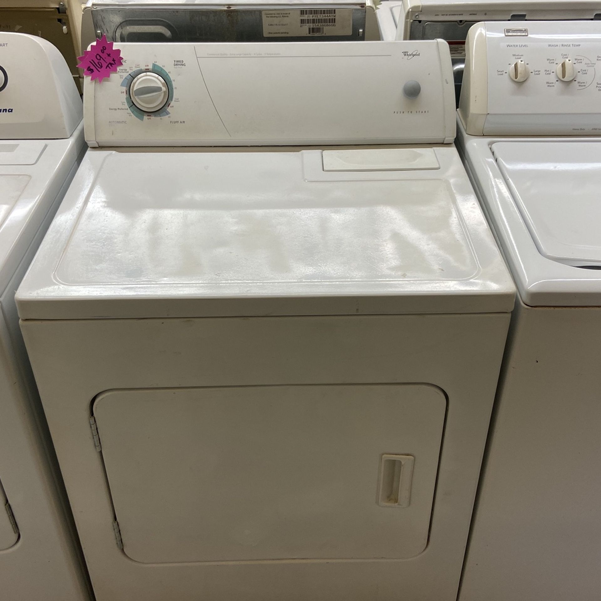 WHIRLPOOL DRYERS