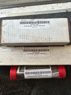 Crf110 BBR springs and damping rods