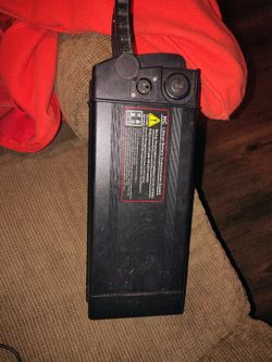 Almost brand new electric bike battery