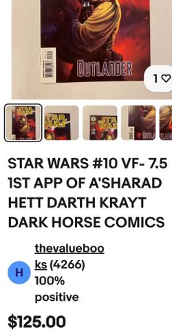 STAR WARS OUTLANDER COMIC