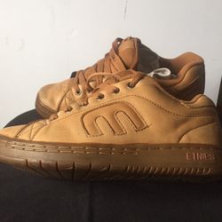 Skate etnies Brown Leather Size 9 Mens