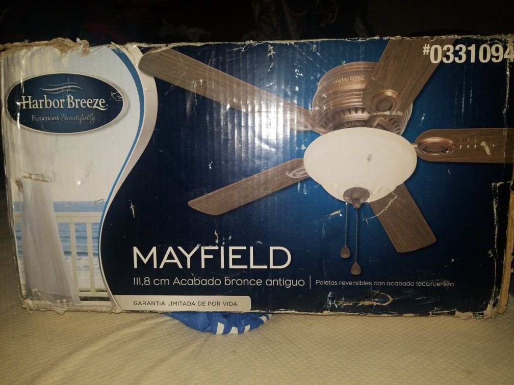 Harbor Breeze Mayfield Ceiling Fan.