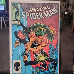 Marvel Amazing Spider Man 257 comic mid grade