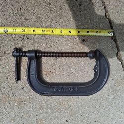 C-Clamp Jaw size 6 inches in Maximum Opening. 4 inches Depth