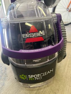 Bissell shampoo cleaner, pet pro