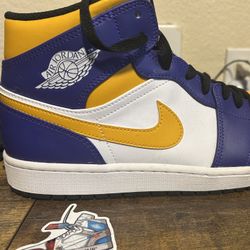 Jorden 1 Mid Lakers 