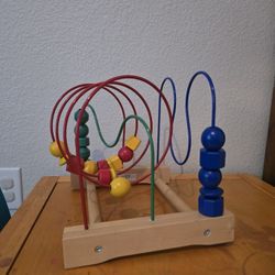 IKEA Wooden Bead Maze Rollercoaster 