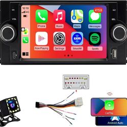 QLED Screen Radio for Dodge Ram 1500/2500/3500 2006 2007 2008,Chrysler 300 /300C 2005 2006 2007,Jeep Grand Cherokee 2005 2006 2007,CarPlay Android Aut