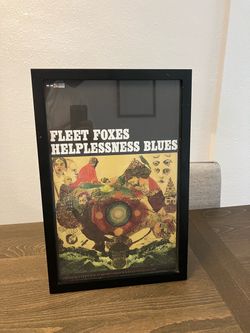 Fleet Foxes Framed Album Cover, Helplessness Blues