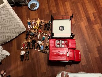 All my toys and wrekkin and a ring