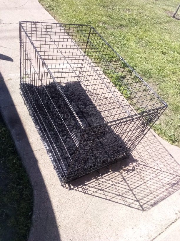 Black Wire Collapsible Large Dog Crate/Pen Size 26(h) x 22 (w) x 36(l)