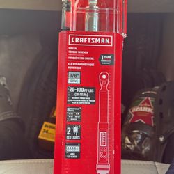 NEW Craftsmans Digital Torque Wrench 3/8