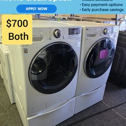 LG Lavadora Y Secadora Eléctrica