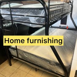 Furniture Bunk Bed, Twin Size Full Size