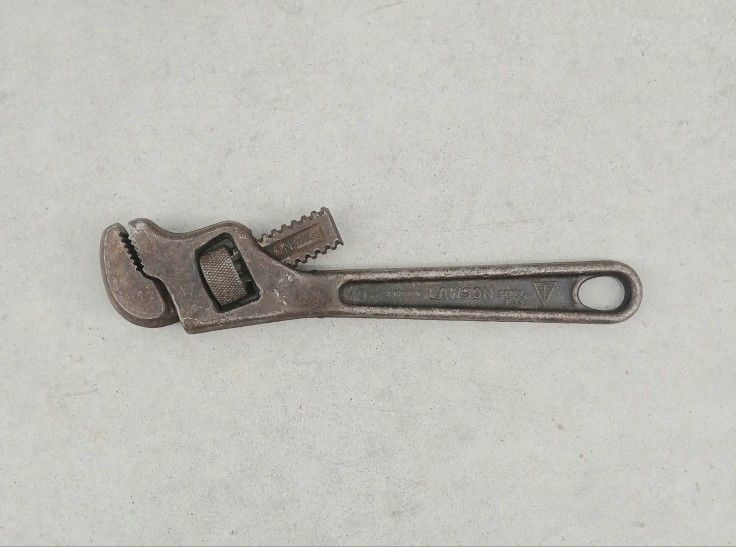 Vintage Lawson 10" Adjustable Offset Wrench 