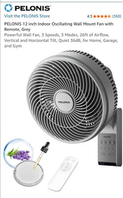 Wall mount fan