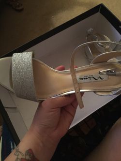 Never used ! Purchased for wedding but purchased a different pair size 6