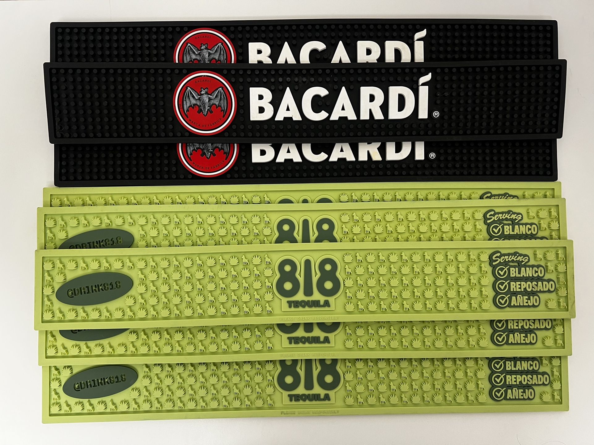 Bacardi & 818 Tequila Bar Mats