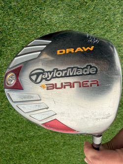 TaylorMade Burner Draw Driver 10.5° REAX SuperFast 50 Regular Flex RH Golf Club