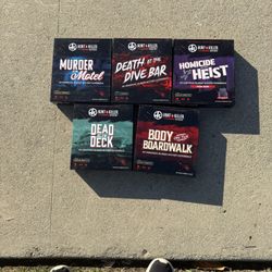 Hunt A Killer Mystery Murder Mystery Games (Pack of 5)