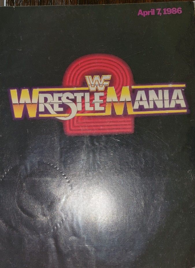 WWF WrestleMania 2 Program