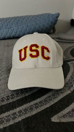 USC Trojans White Baseball Cap