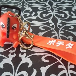New Anime Character Collectibles Series Chainsaw man Pochita keychain Doll