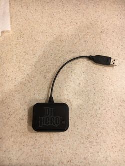 Dj hero wireless turntable receiver for PlayStation 2 and 3