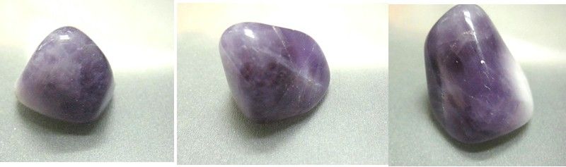 Amethyst AND QUARTZ Crystal Tumbled Stone Brazil