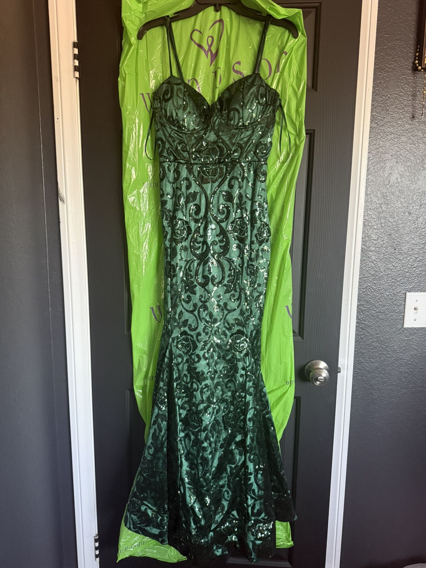 Hunter Green Special Occasion Dress