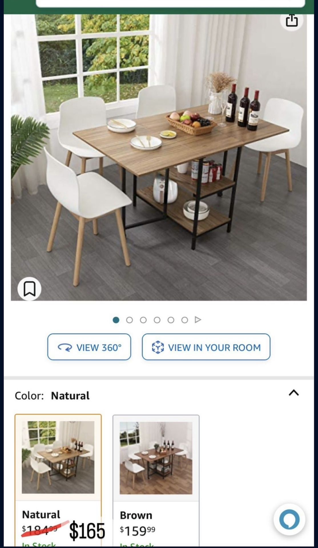 Folding Dinner Table