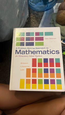 A problem solving approach to mathematics for elementary school teachers