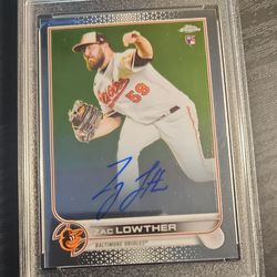 Signed Baltimore Orioles Baseball Trading Card