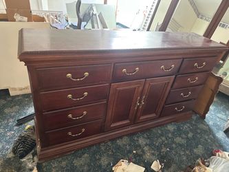 Dresser with mirror