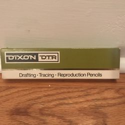 Vintage Dixon DTR Drafting Tracing Reproduction Pencils #7500 Eight 2B Two 3H Two HB