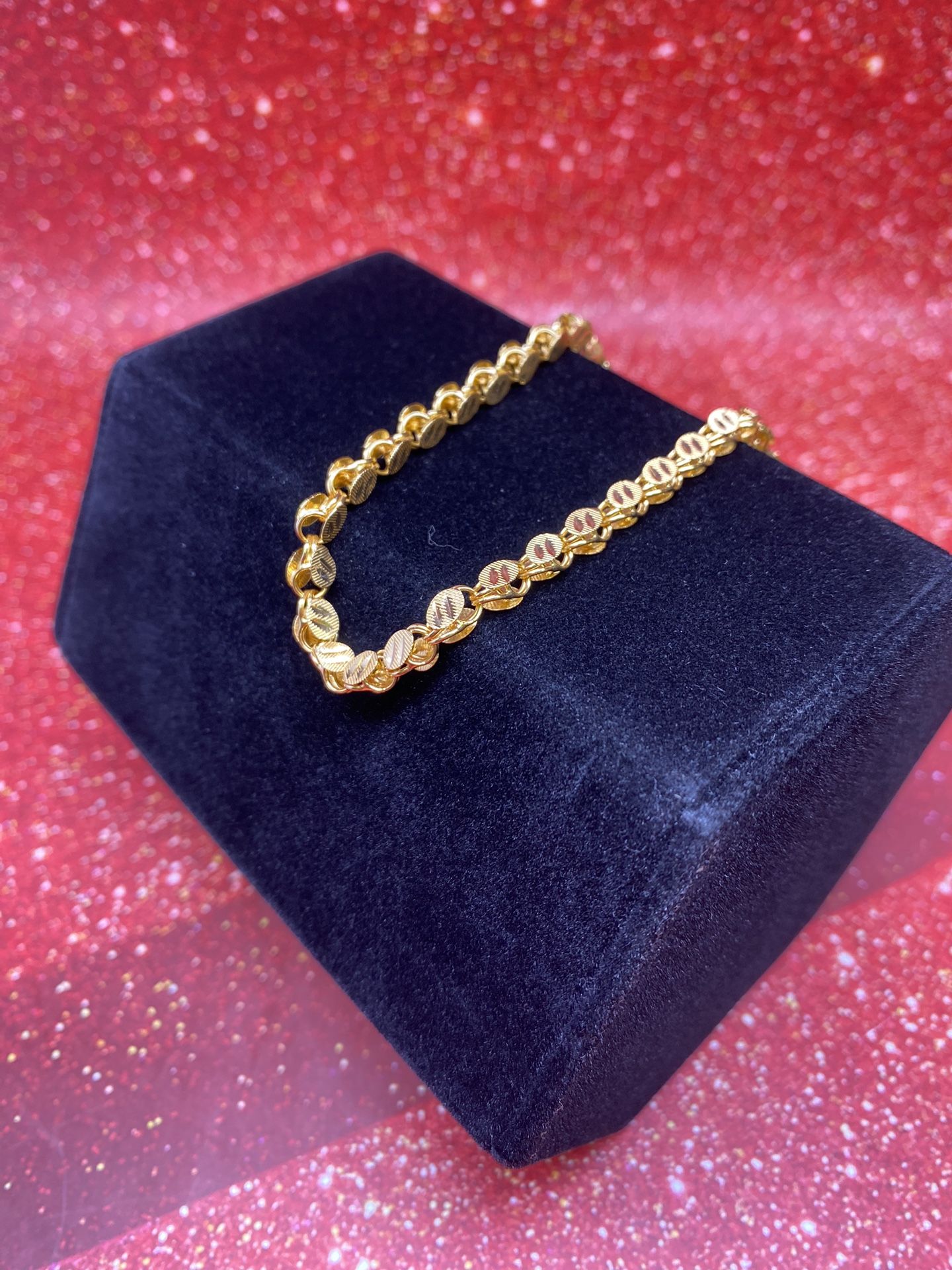 21k Díamond Cut Bracelet