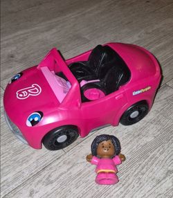 Fisher Price Little People Barbie car and figure