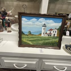 Vintage Framed Painting 
