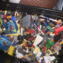 3 Bins Of Legos Multi Pieces 