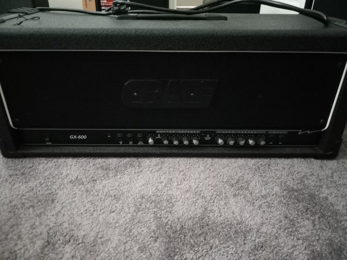 Crate Gx600 Amp Head for Sale in Jurupa Valley, CA OfferUp