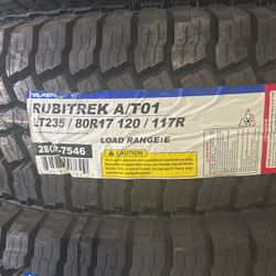 235-80-17 Falken New Set Of Tires