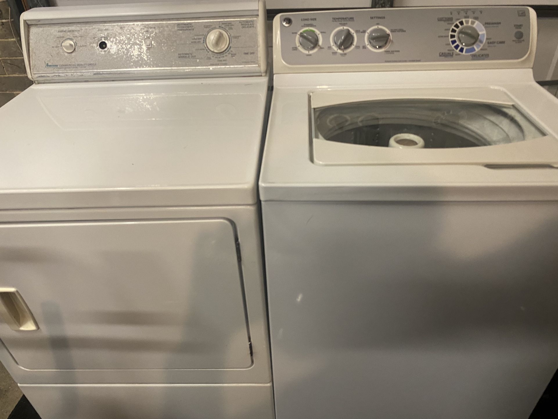Excellent Washer and Gas Dryer Delivery Service Available   Nice washer works great  Gas dryer works great  Same day delivery available  30 days warra